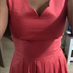 Scalloped Midi Summer Dress